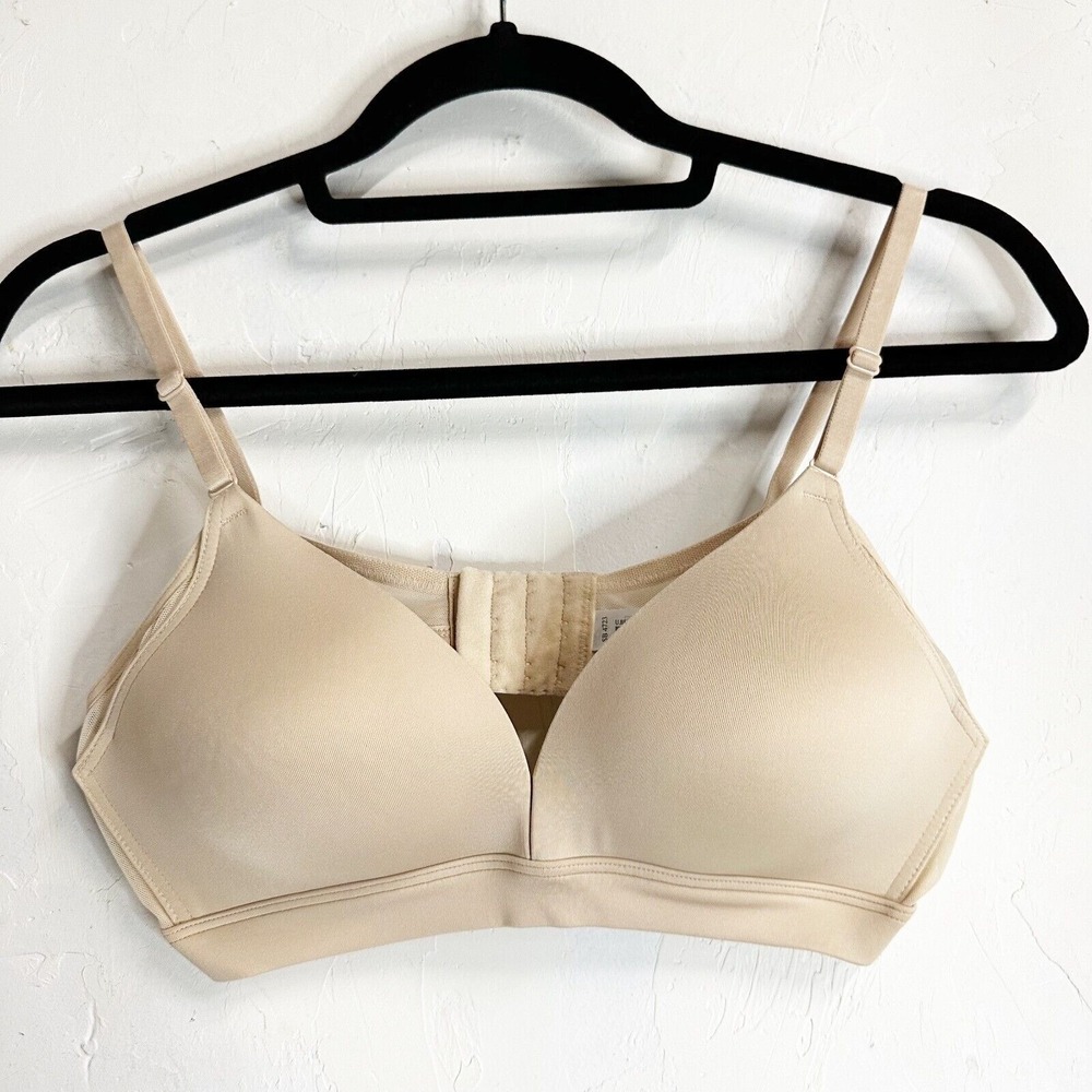 Wacoal Body Wireless Bra Comfort Womens B 80 Tan Stretch